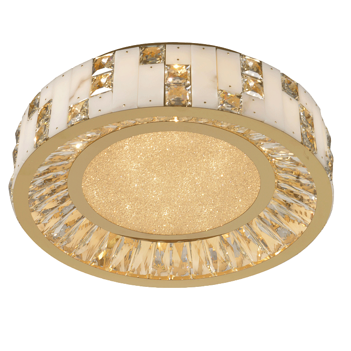 Люстра NewRgy 2896E/84W GOLD+CLEAR